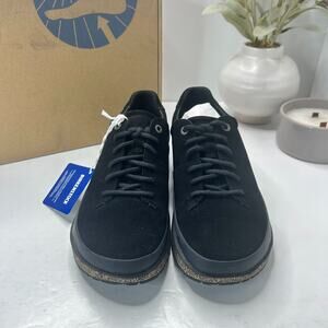 Birkenstock Honnef Low Suede Leather Sneaker Black 1019328 Women 8/Men 6